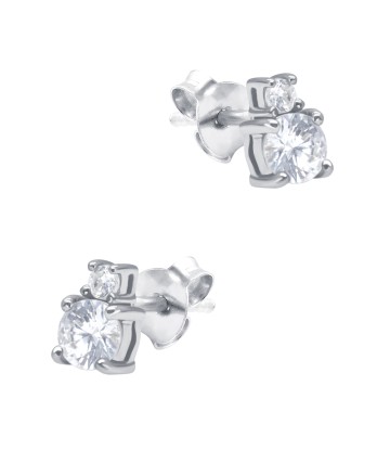 Shining CZ Crystal Silver Stud Earring STS-5736